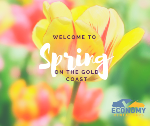 Welcome to spring on the Gold Coast.