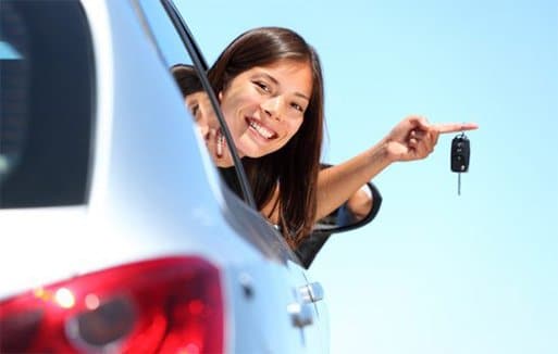 customer with Gold Coast rental car - Gold Coast